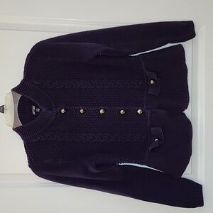 Apt.9 Petite Medium, purple dress sweater